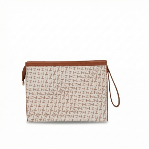 4B78 Kadın Clutch Çanta Bej - Forelli (1)