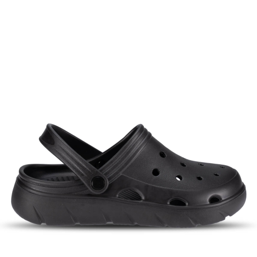 FLY-G Unisex Eva Terlik Siyah-Siyah - Forelli