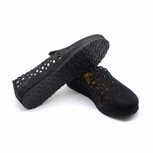 Forelli BERNE-G Comfort Kadın Ayakkabı Siyah Nubuk - 2