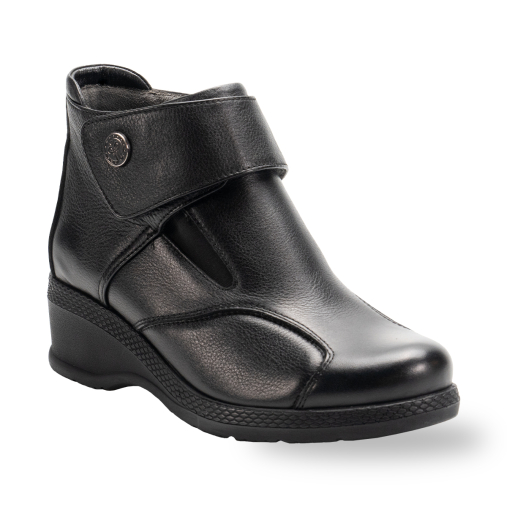 VIONIC-K Kadın Deri Hallux Bot Siyah - Forelli (1)