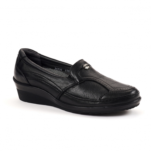 Forelli ANDY-H Hallux Comfort Kadın Ayakkabı Siyah 