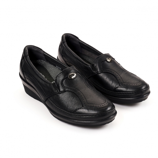 Forelli ANDY-H Hallux Comfort Kadın Ayakkabı Siyah - 4
