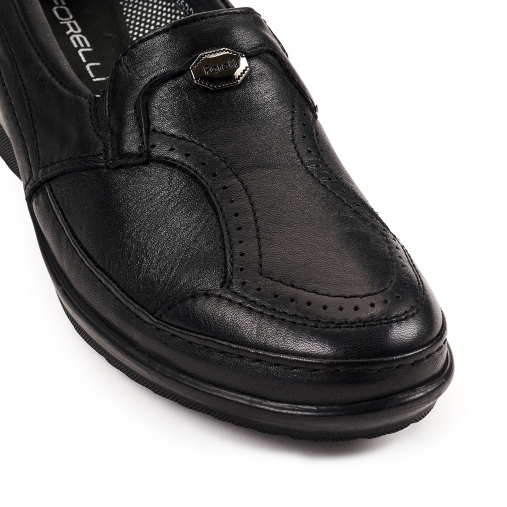 Forelli ANDY-H Hallux Comfort Kadın Ayakkabı Siyah - 5