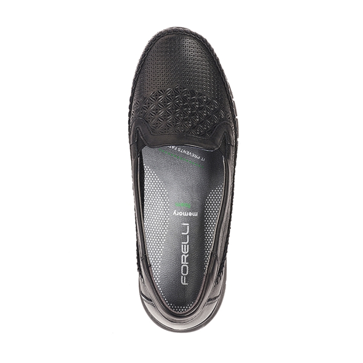 Forelli ETERNA-G Comfort Kadın Deri Ayakkabı Siyah - 6