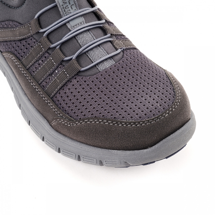 Forelli 45819-G Comfort Erkek Deri Ayakkabı Gri - 5