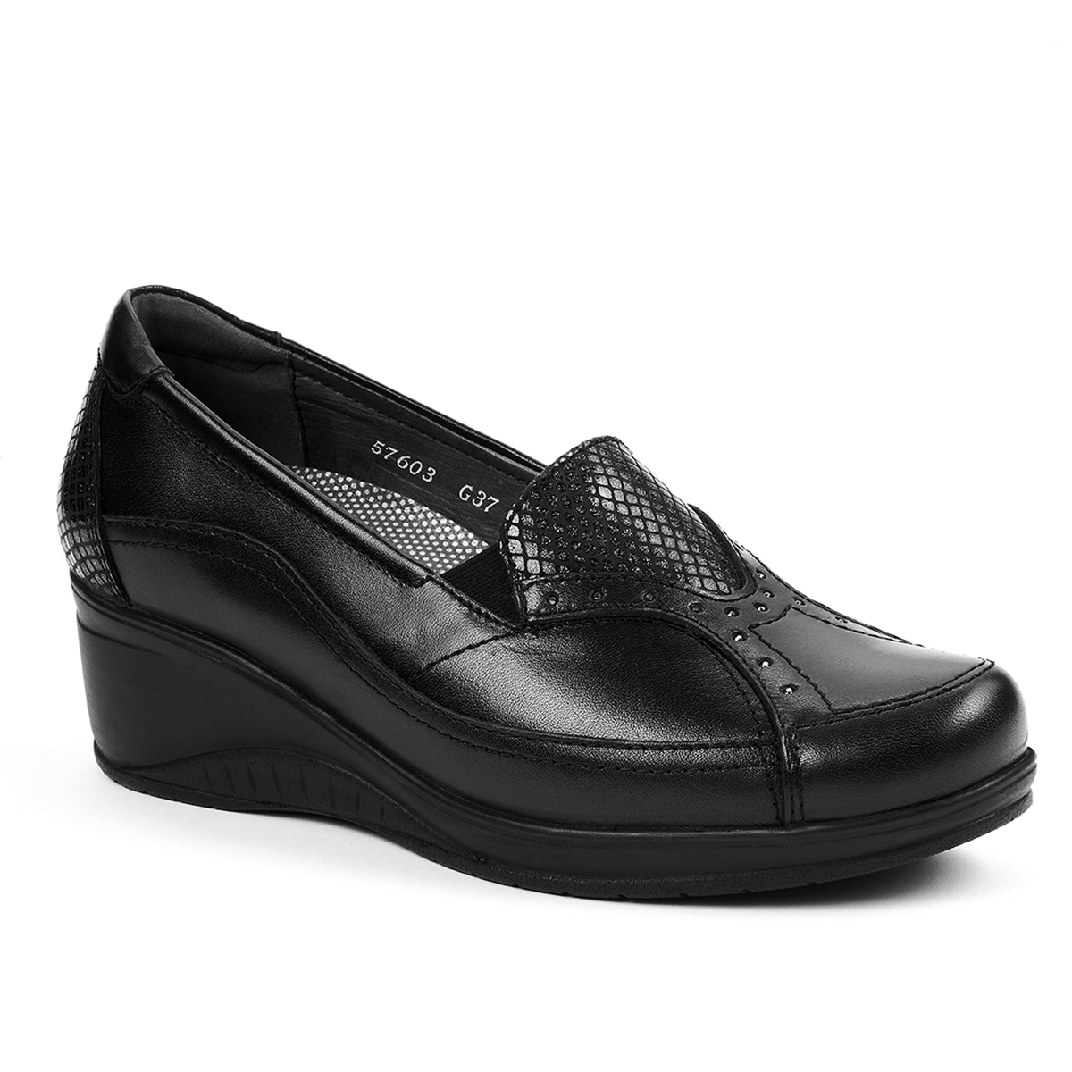 Forelli - Forelli ROSA-G Comfort Kadın Ayakkabı Siyah
