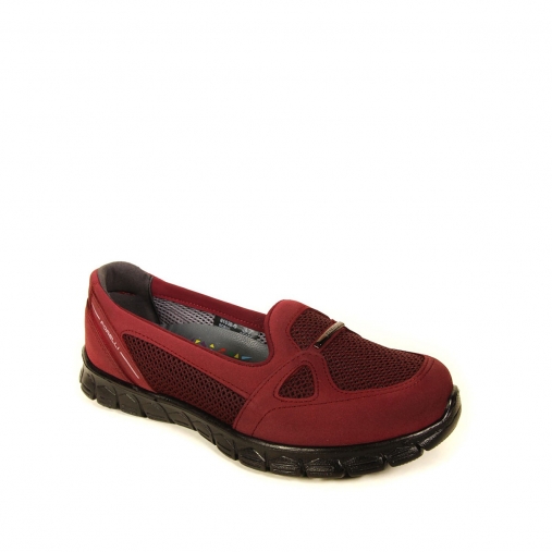Forelli 61028-G Comfort Kadın Ayakkabı Bordo - 1