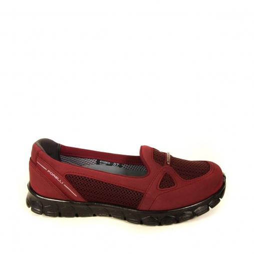 Forelli 61028-G Comfort Kadın Ayakkabı Bordo - 2