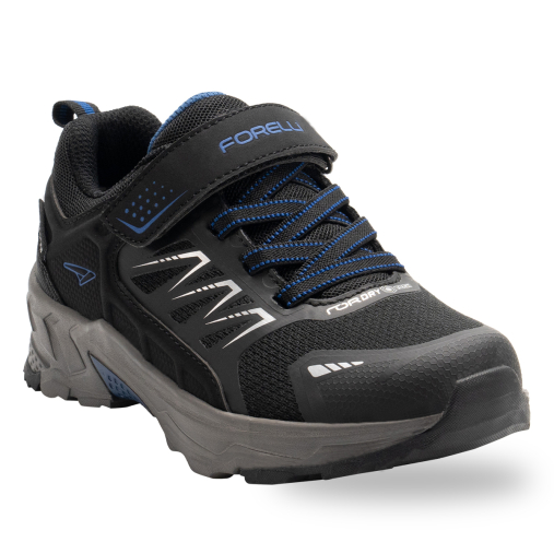 ARTUK Çocuk Waterproof Ayakkabı Siyah-Mavi - Forelli (1)