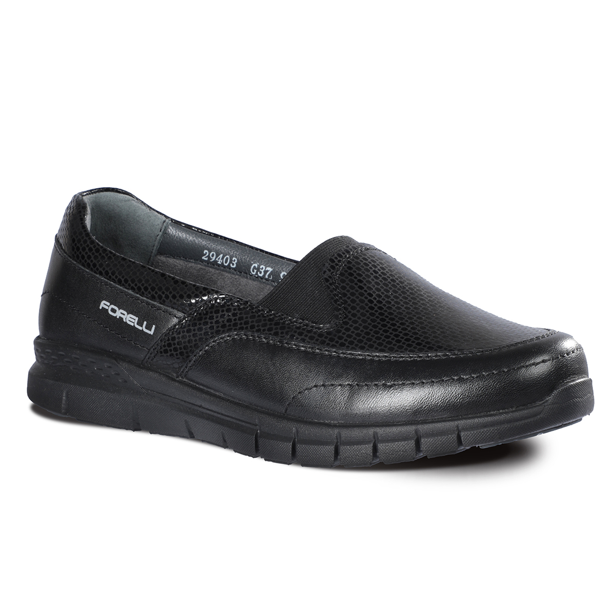 Forelli - Forelli EFES-G Comfort Kadın Ayakkabı Siyah