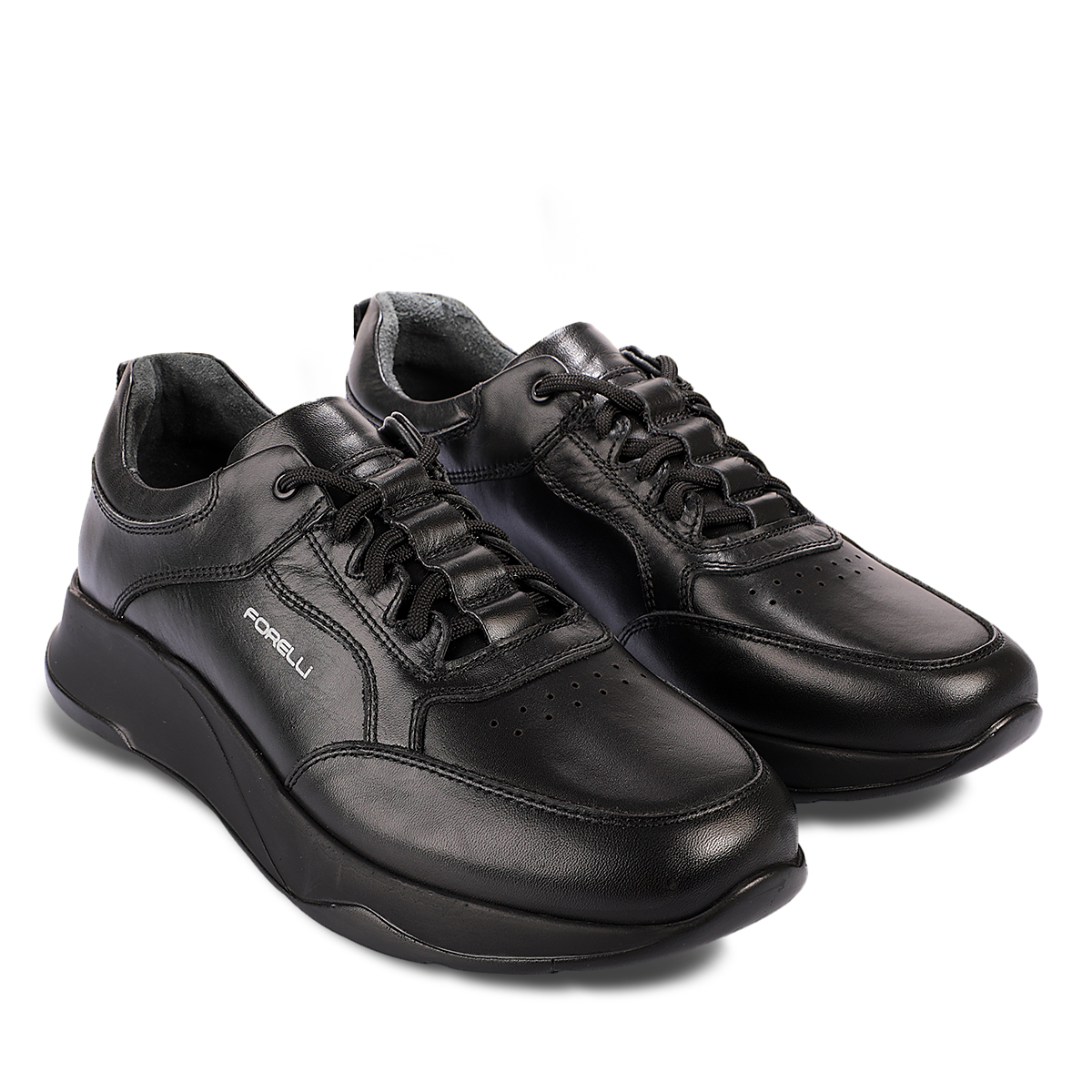Forelli - Forelli FLEX-G Comfort Erkek Ayakkabı Siyah