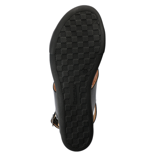 FUJI-G Kadın Deri Sandalet Siyah - 4