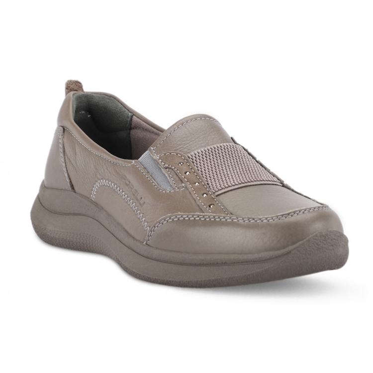 Forelli LIFE-D-G Kadın Deri Comfort Ayakkabı Stone - 1