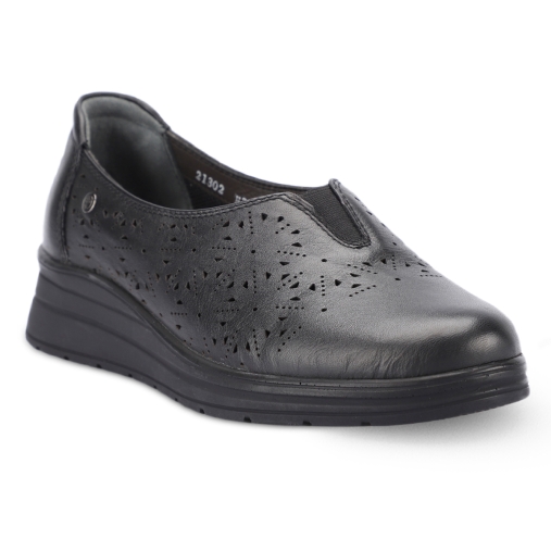 Forelli MELS-H Comfort Kadın Ayakkabı Siyah - 1
