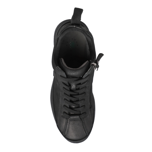 Forelli NEVA-G Klasik Kadın Deri Ayakkabı Siyah Nubuk - 5