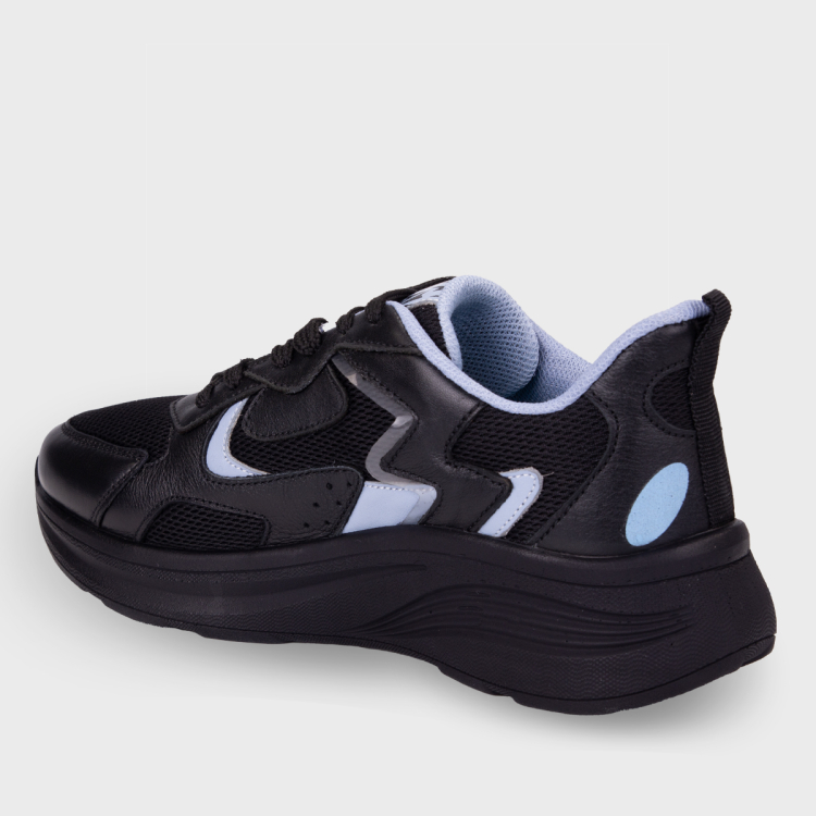 Forelli SERRA-G Comfort Kadın Ayakkabı Siyah-Mavi - 5