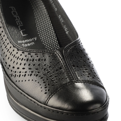 Forelli ZEGA-G Comfort Kadın Ayakkabı Siyah - 4
