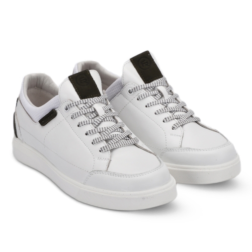 Forelli ZET-G Comfort Erkek Ayakkabı Beyaz / Haki - 2