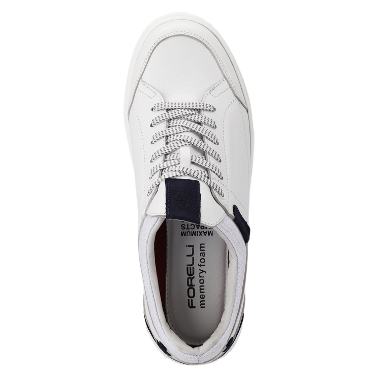 Forelli ZET-G Comfort Erkek Ayakkabı Beyaz / Lacivert - 5
